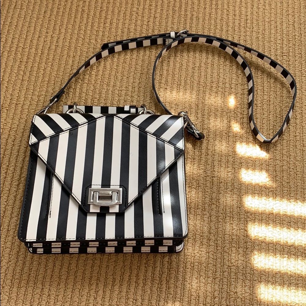 Zara striped bag
